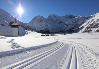 Cross-country skiing paradise Sertig Davos Klosters