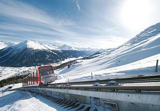 Parsenn mountain railway Davos